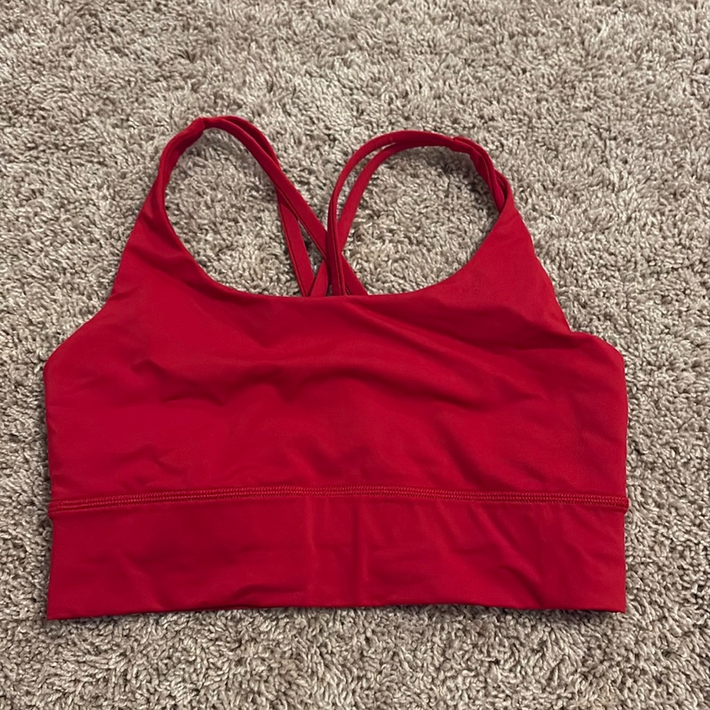 Lululemon Longline Energy Bra Red Size 6